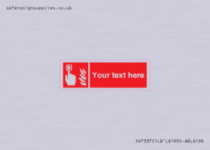 Custom Fire Alarm call point